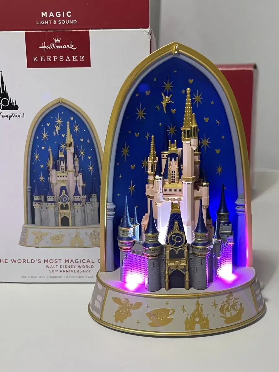 Lowest price) Hallmark 50th Anniversary Castle Ornament (check video)