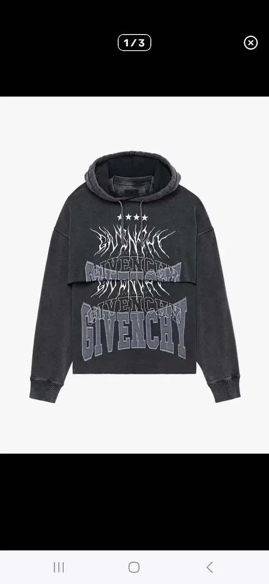 Runway 22FW Givenchy Embroidered Hoodie