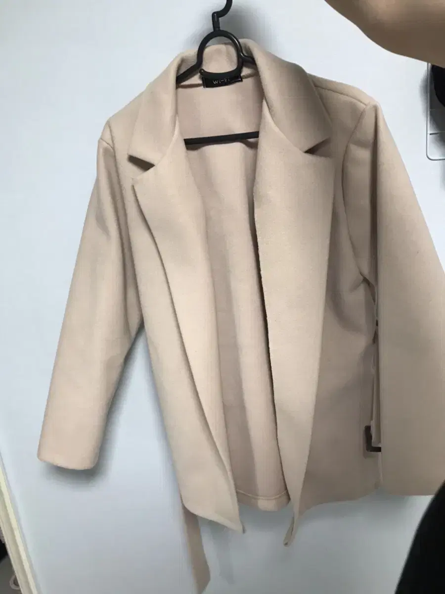 Beige coat jacket