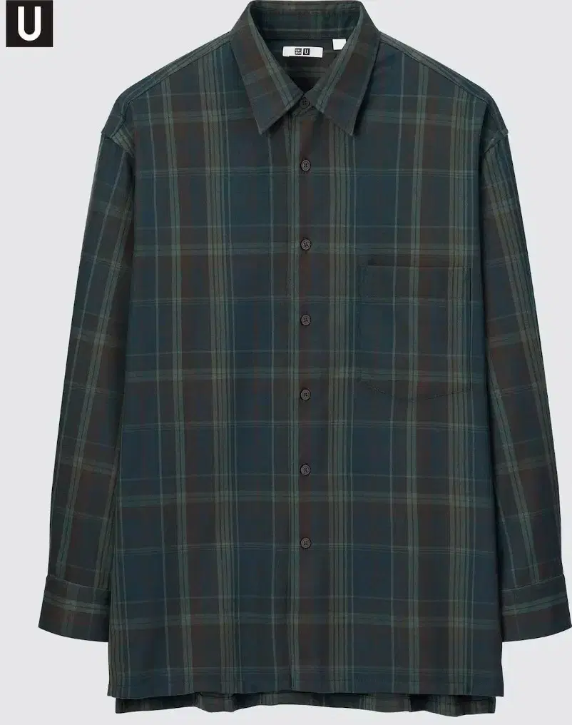 UNIQLO U (Lemerre) Oversized flannel shirt