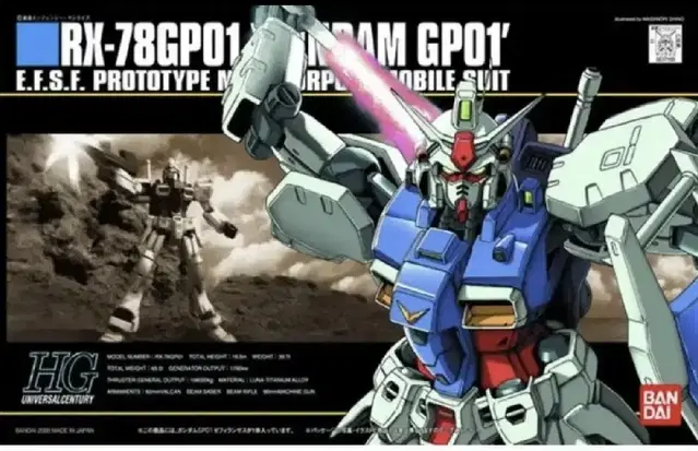 GP01 제피 랜더스 건담 건프라 프라모델 피규어 건베 건담베이스 로봇