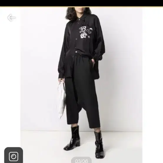 comme des garcons 꼼데가르송 블랙 셔츠