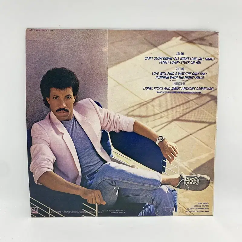 LIONEL RICHIE LP / AA5629