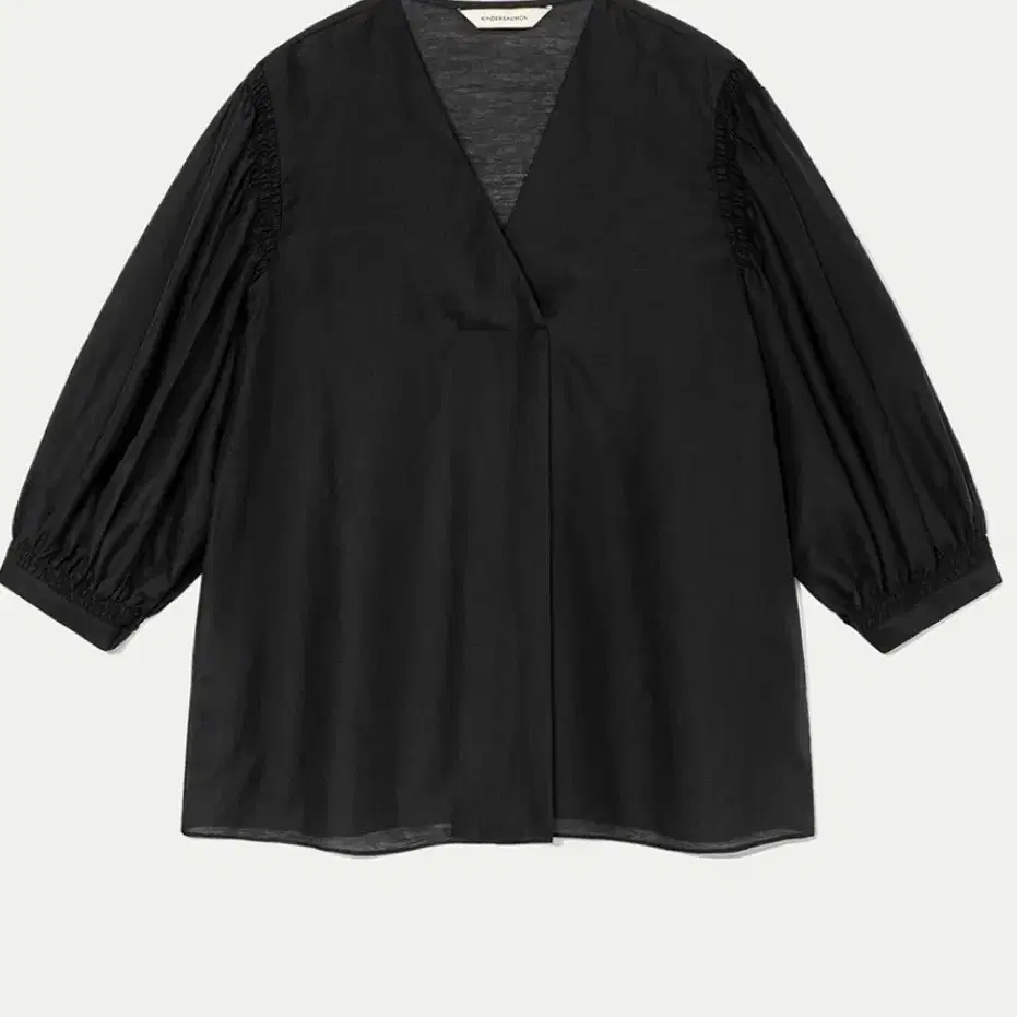 킨더살몬 Balloon Blouse Black