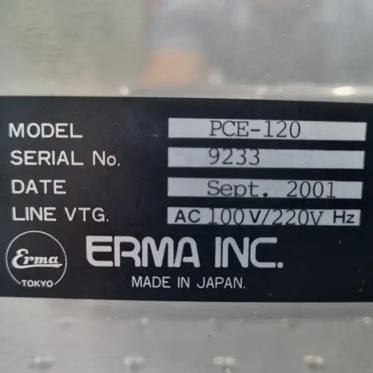 ERMA INC Particle Counter PCE-90 혈핵카운터