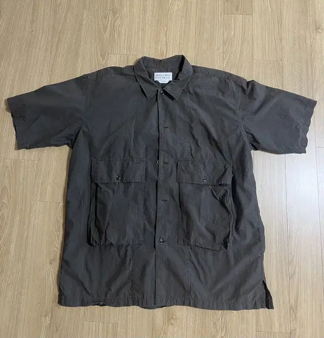 Ends and means corfu shirts 브라운 L사이즈