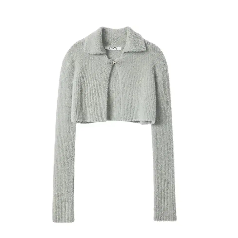 엔오르 soft ribbed knit cardigan set