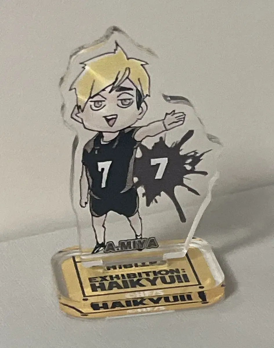 Haikyuu Atsumu Mini Original Painting Exhibition Acrylic