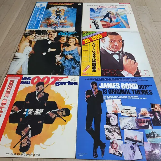 제임스 본드의 007영화 OST 모음 6LP