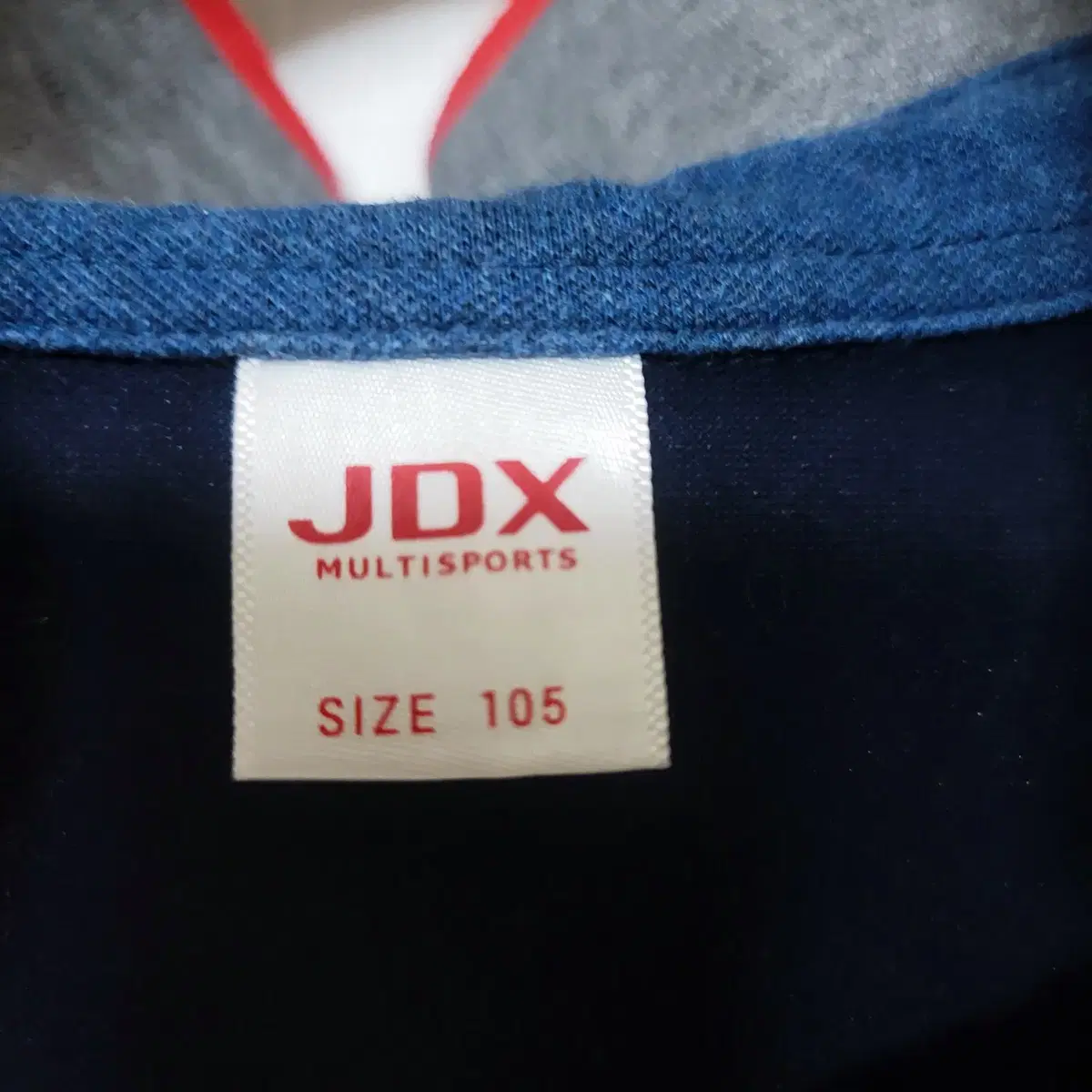 JDX 남성골프 카라티 패치로고 105 네이비