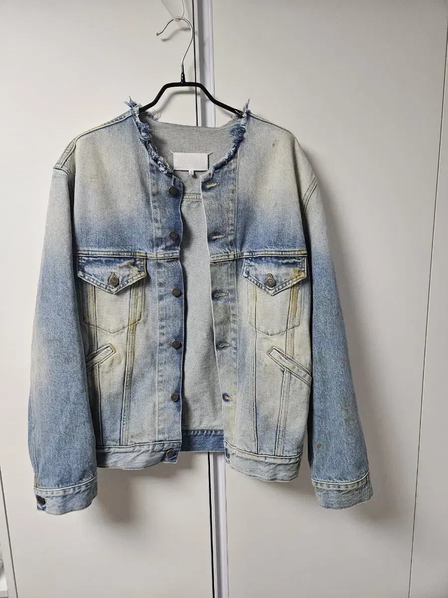 Margiela Painted Stitch Karalis Denim Jacket