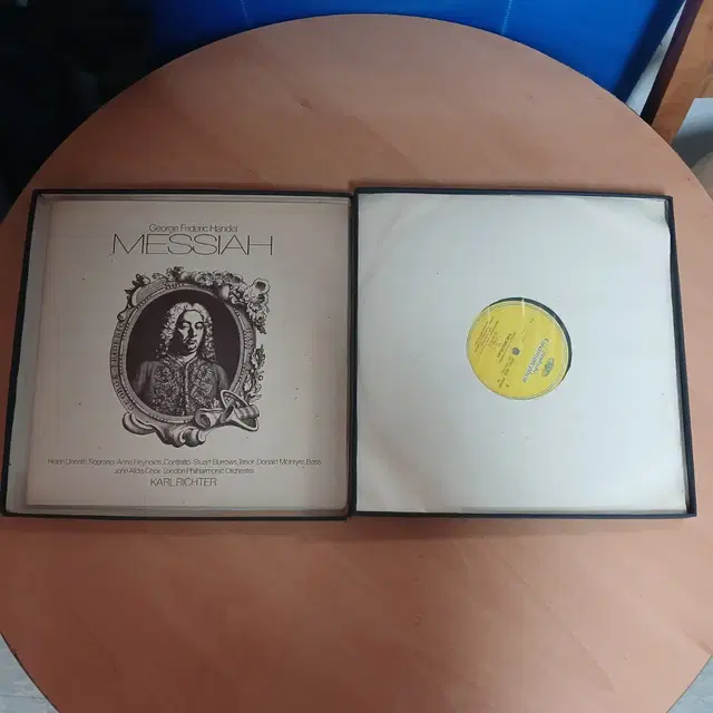 1974년 성음 헨델 메시아 전곡 LP 3장 일괄