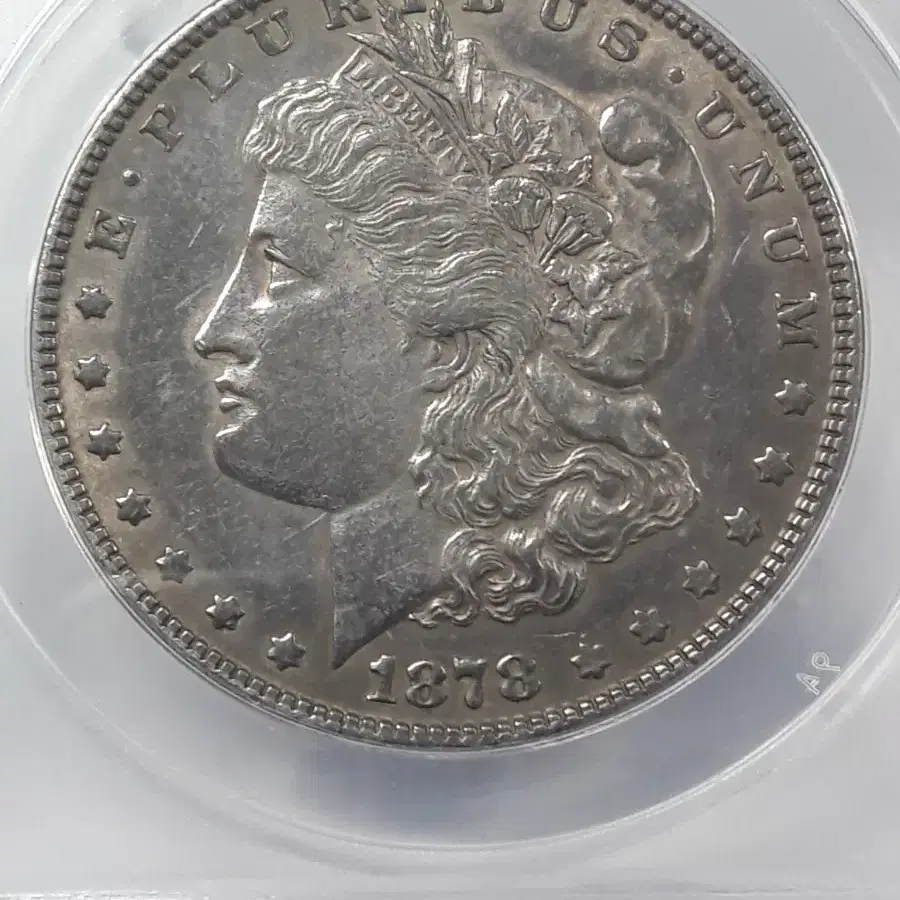 1878년 미국 모건 1달러 ANACS AU50 준미사용 은화