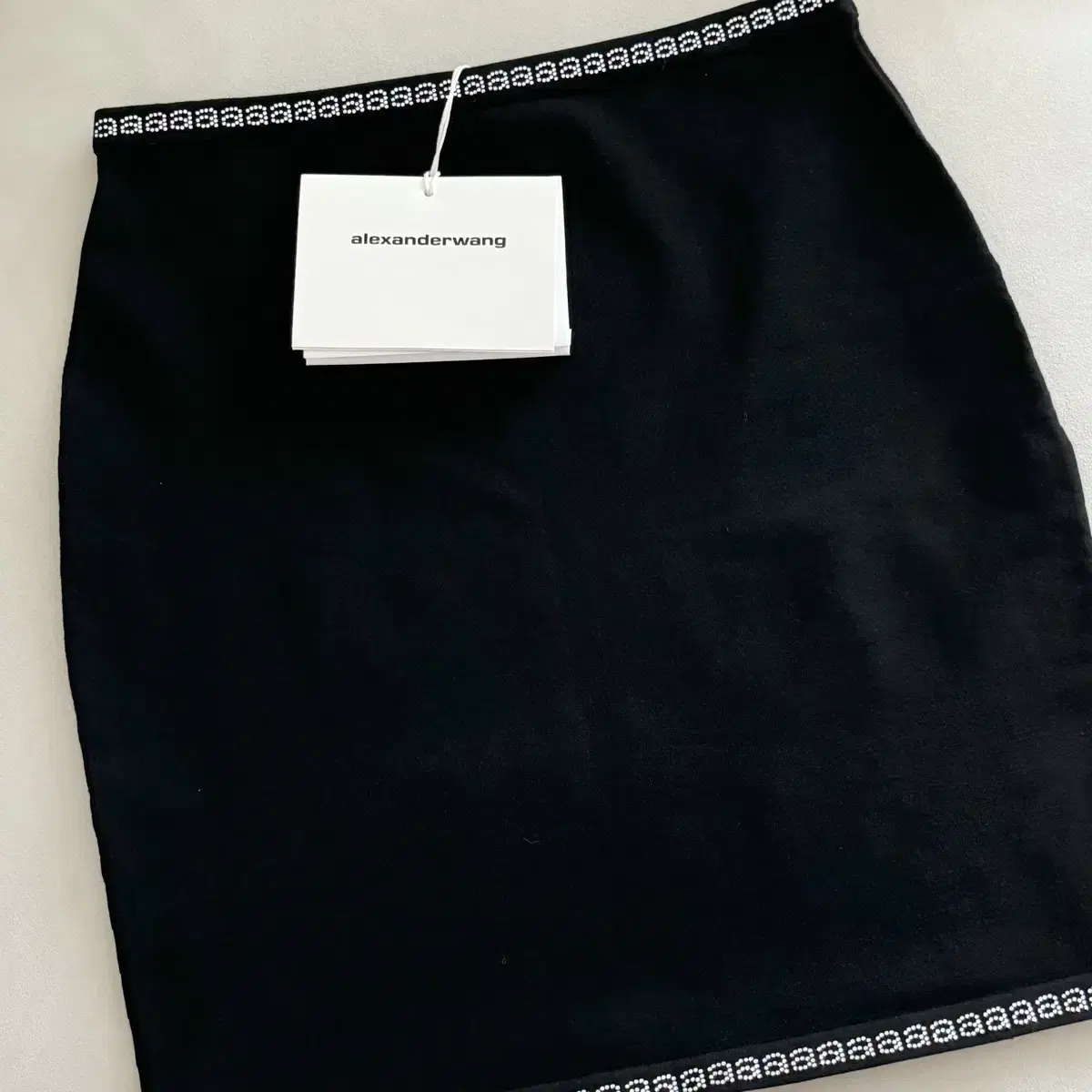 [NEW] Alexander Wang krystal Mini Black Skirt