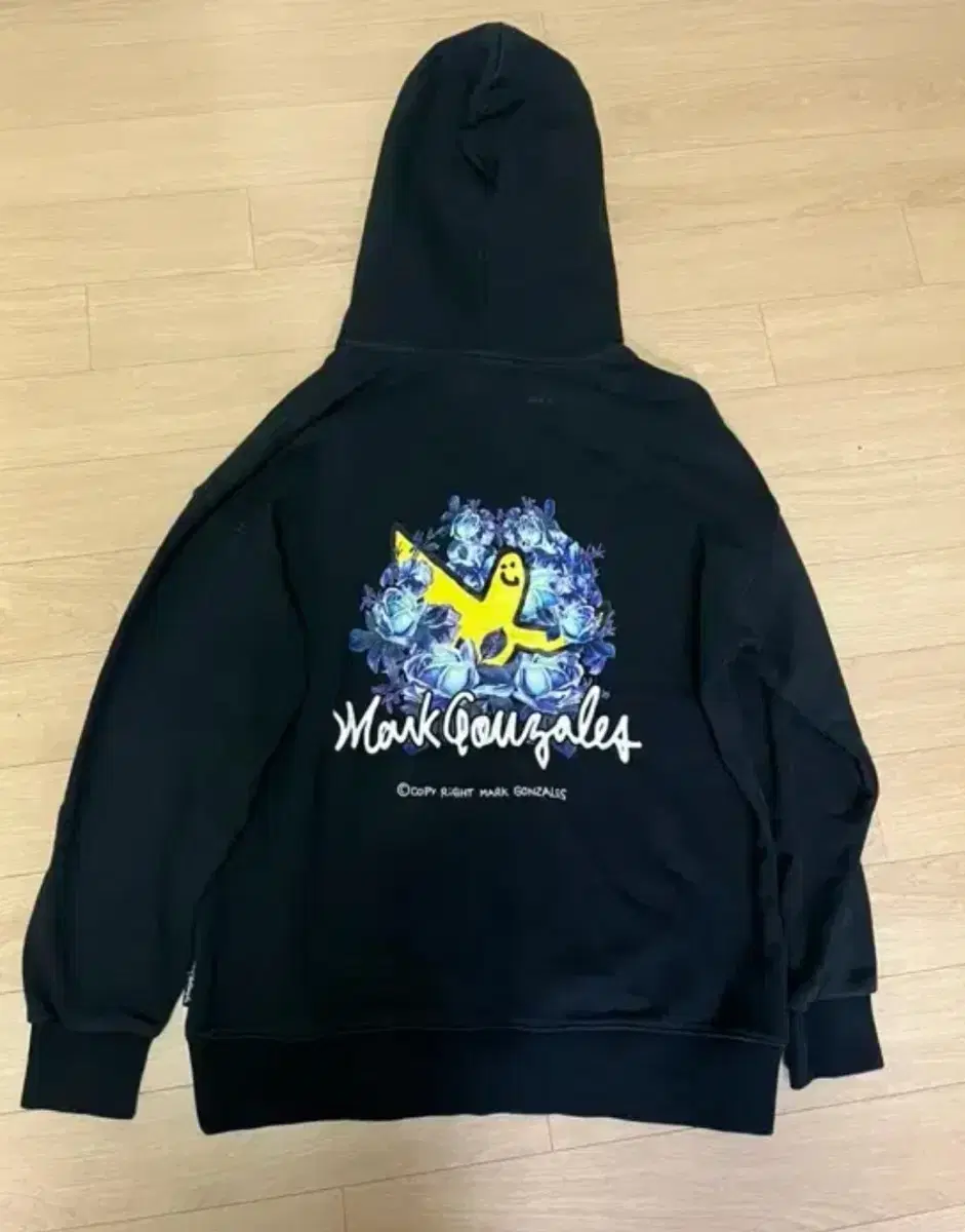 Mark Gonzalez Flower angel hoodieSize S