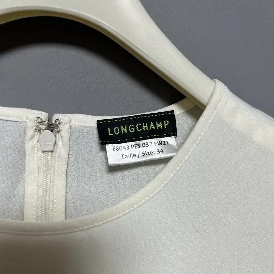 롱샴 LONGCHAMP 9부 소매 블라우스