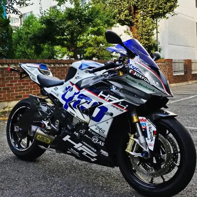 18년식 BMW S1000RR 에로우 숏관 풀배기 팝니다.