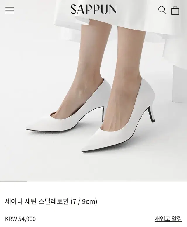 사뿐 세틴 스틸레토힐 9cm 240 + 브로치 2세트