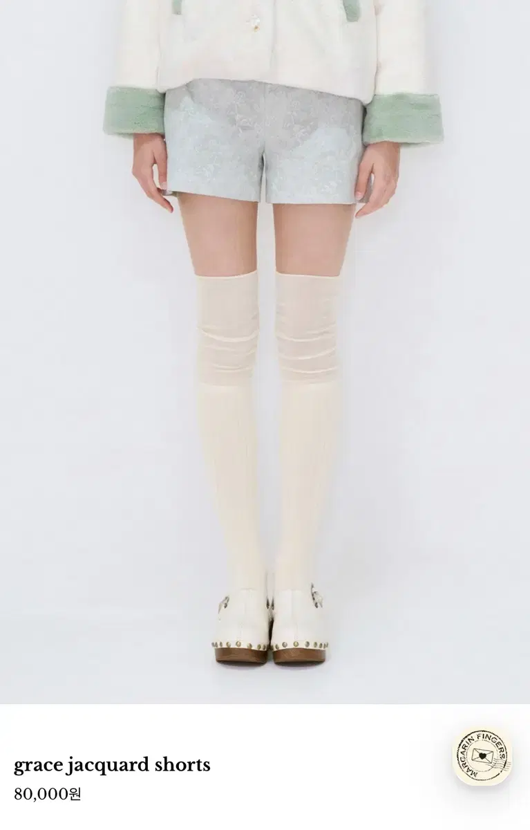 (새상품) 마가린핑거스 grace jacquard shorts