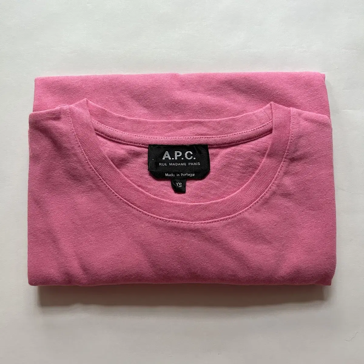 APC 아페쎄 pink heather 티셔츠