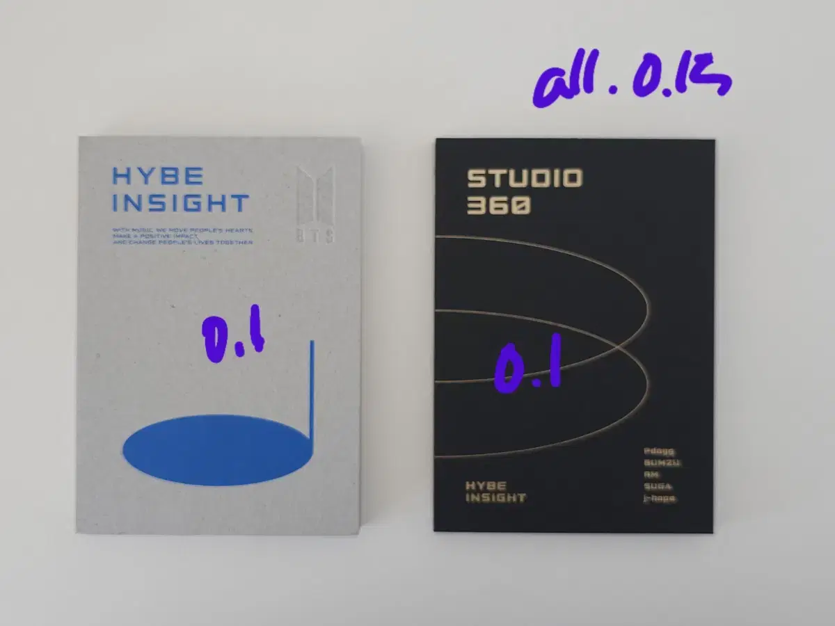 Hybe Insight Bangtan, Studio postcard WTS