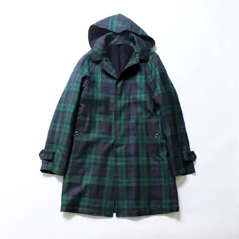 [New Arrivals] MAILLOT MAILLOT Wool Check Balmacan Coat