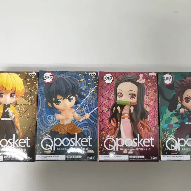 귀칼 Qposket (큐포스켓) 피규어 젠이츠 이노스케 네즈코 탄지로