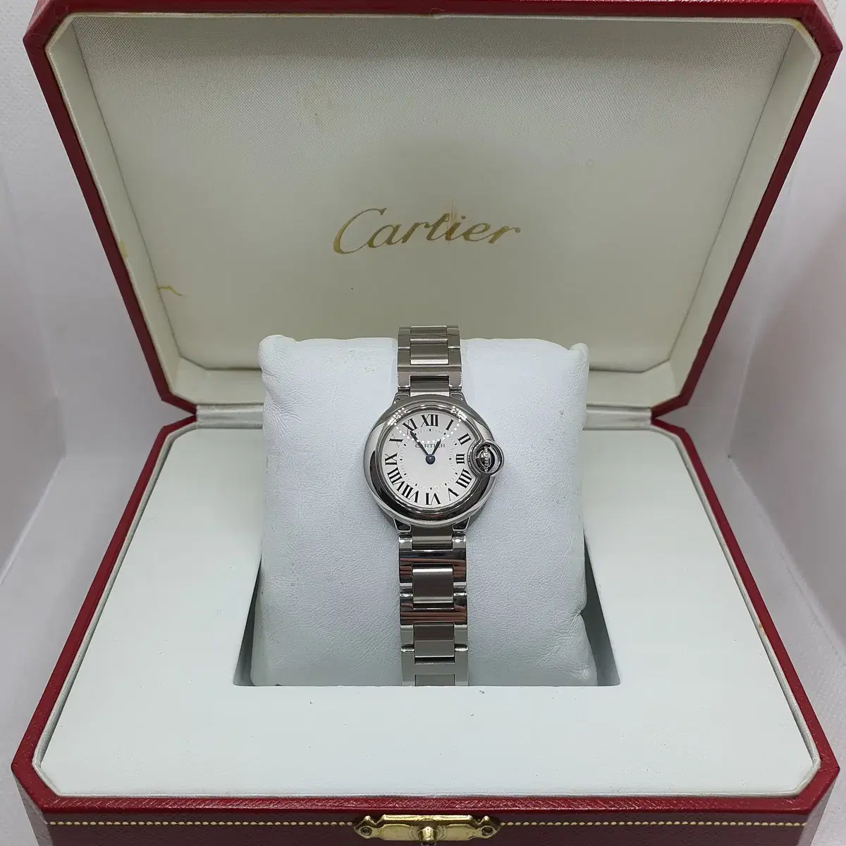 특가 Cartier 까르띠에 발롱블루 28mm 스틸 상태굿 풀셋