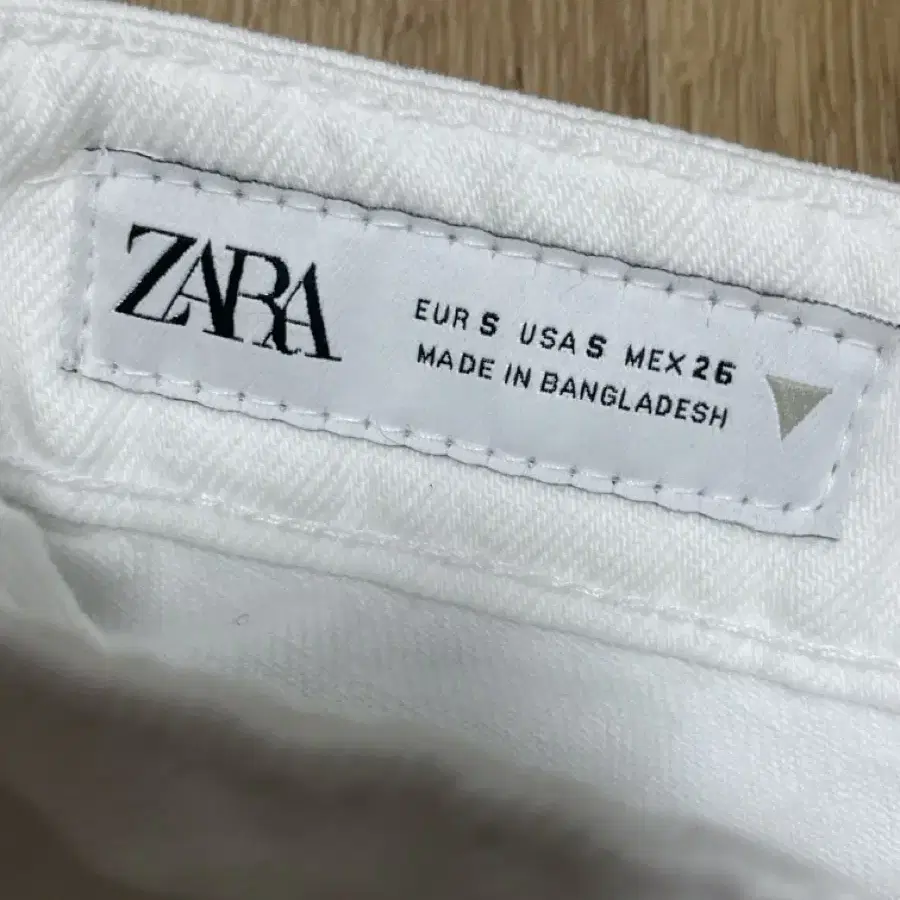 자라 데님 펌킨 미니 스커트 Zara