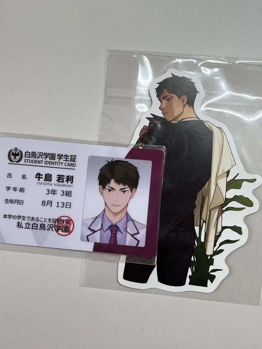 Haikyuu Ushijima Student Card