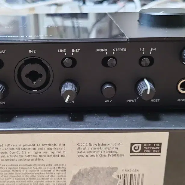 (가격내림) NI Komplete Audio 6mk2 오디오 인터페이스