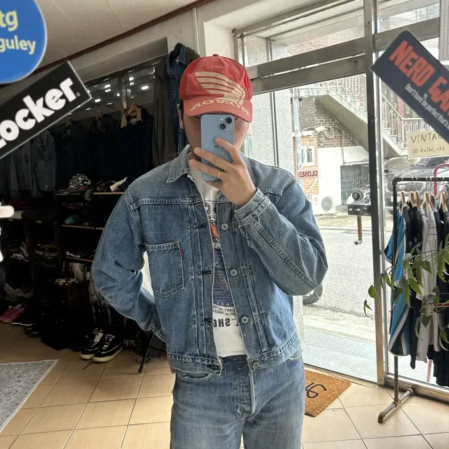 90s japan levis 1st trucker 40size