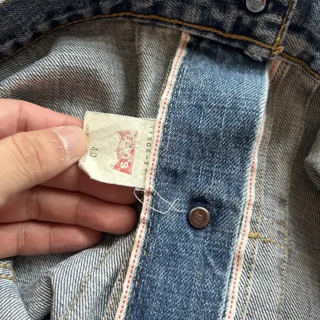 90s japan levis 1st trucker 40size