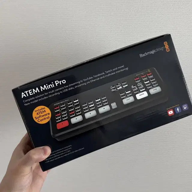 ATEM Mini Pro(아템 미니 프로) 풀박스