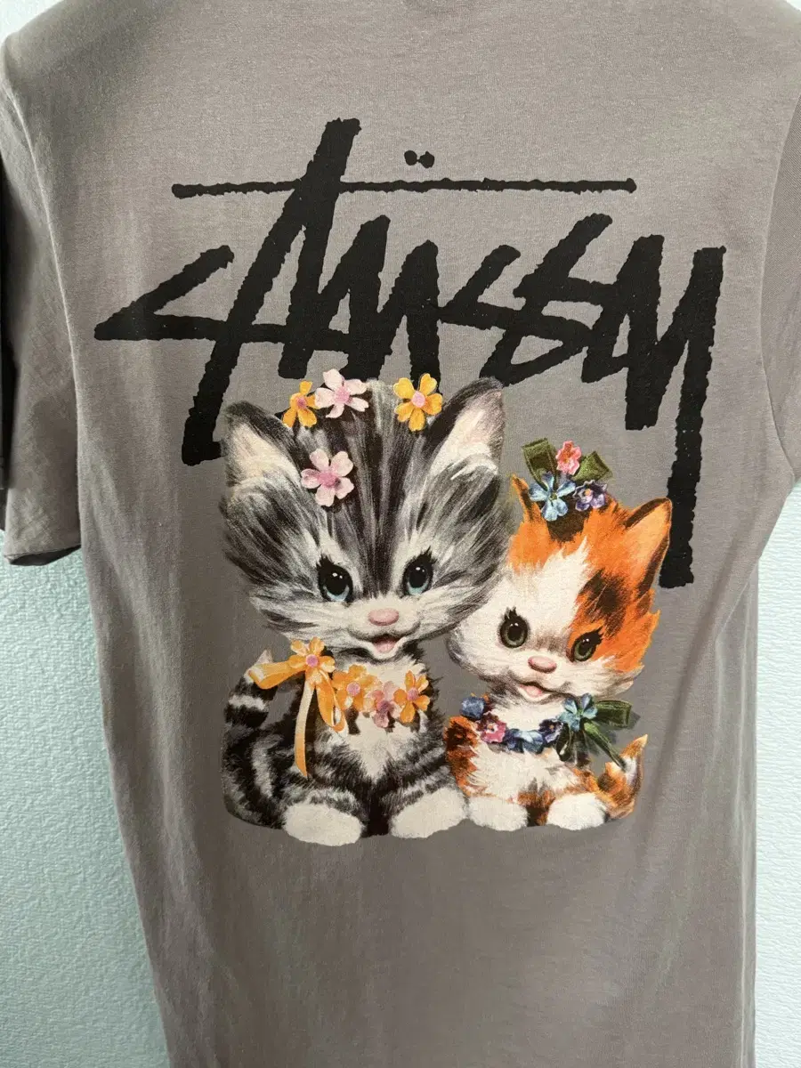 Stussy Kitten T-Shirt Momo S