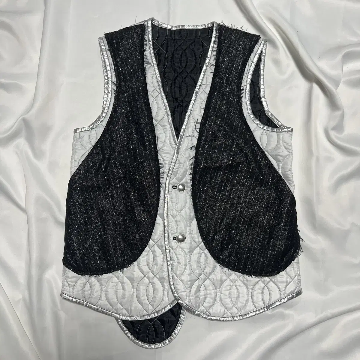 New Year's Eve Patchwork Quilted Vest