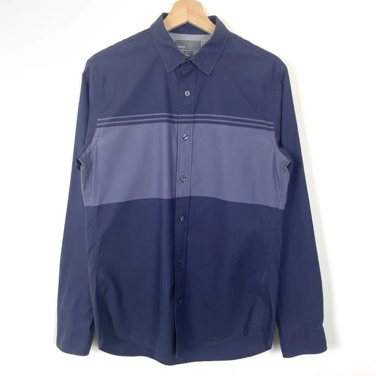 Vince Vince Navy Cotton Shirt