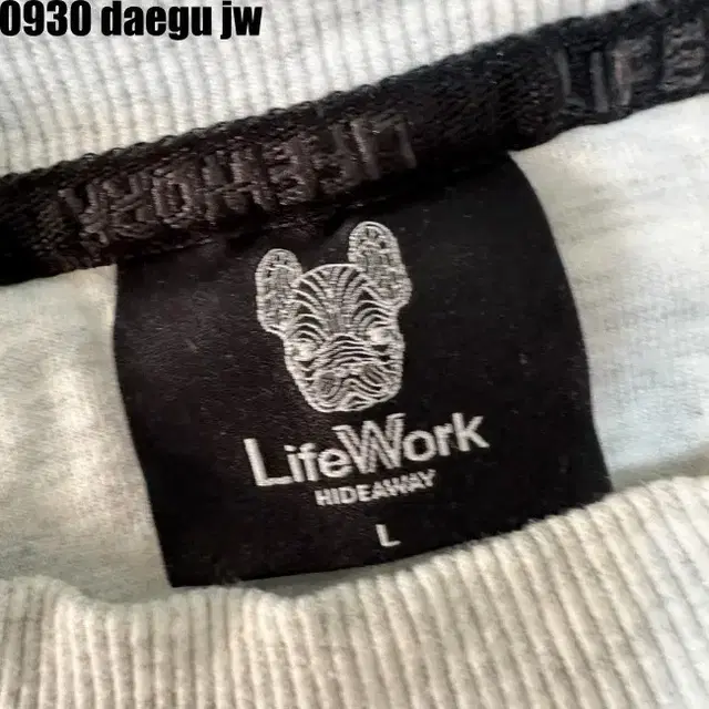 L LIFEWORK MTM 라이프워크 맨투맨