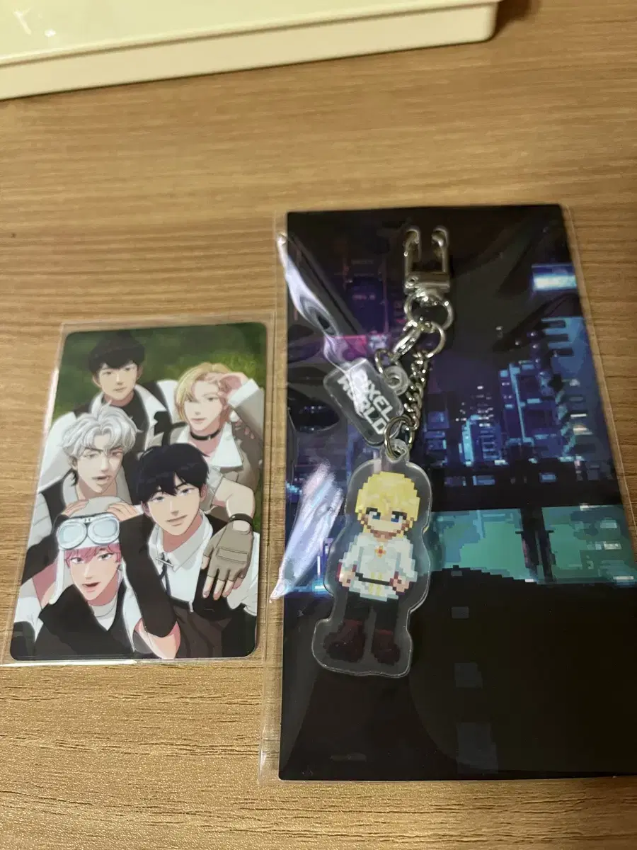 Plave noah keyring & animated collaboration cafe photocard