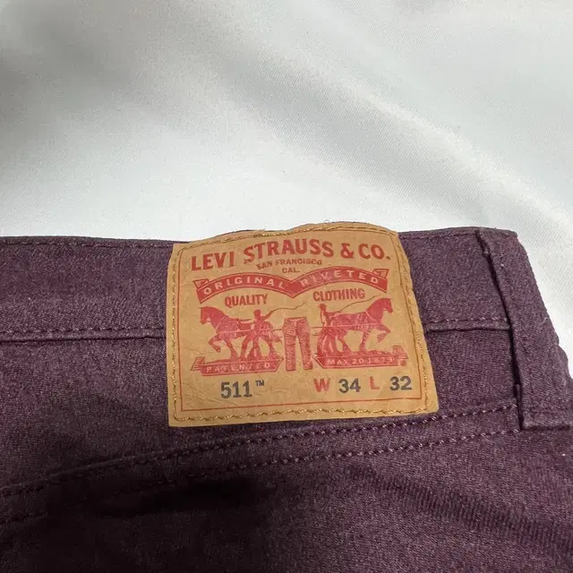 Levis 511 Trousers Straight Pants 34/32