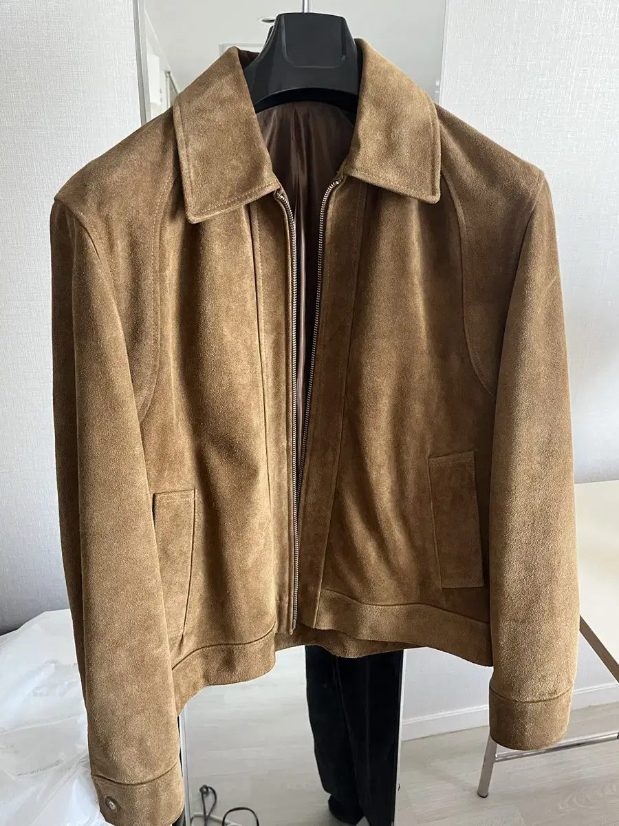 Brown Yard Suede Jacket 4size