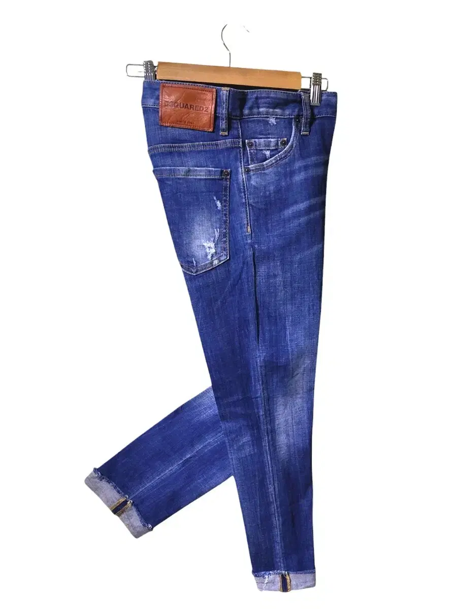 [ Men's ] Genuine Squared Rolled Up Denim Jeans Size 44/ 30