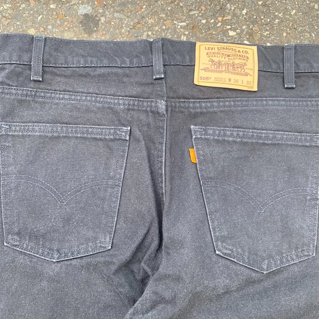 [36] 90s Levis 505 USA denim patns