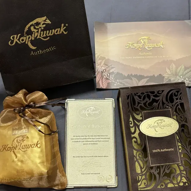 어센틱 코피 루왁 커피 Authentic kopi luwak 150g