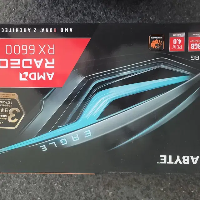 그래픽카드 AMD RX6600 8GB 팝니다