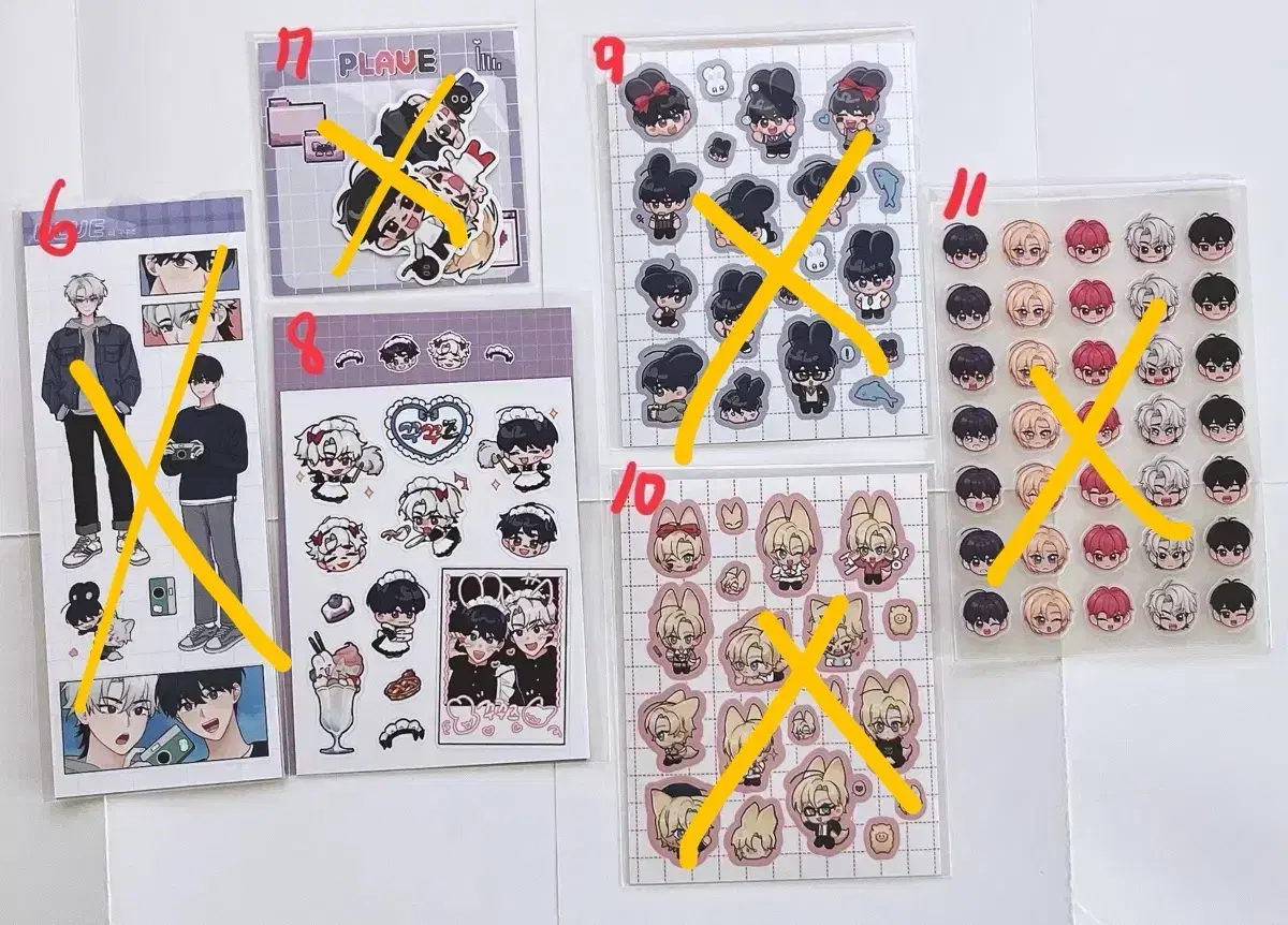 Plave Unofficial Goods sticker wts yejun noah bamby eunho Hamin