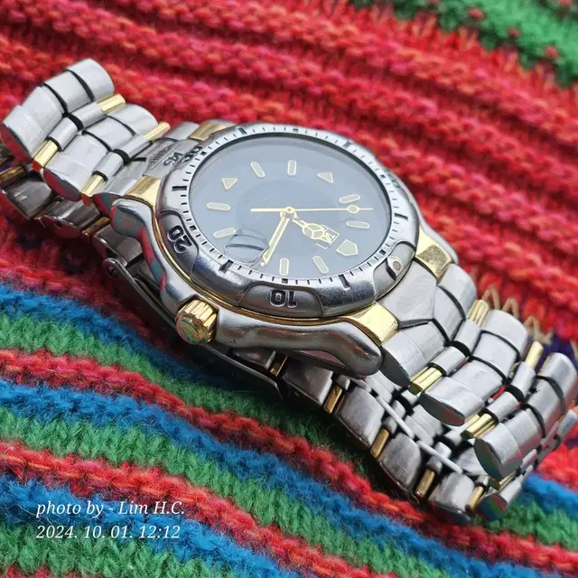 태그호이어 18K 콤비 오토메틱 시계 39mm