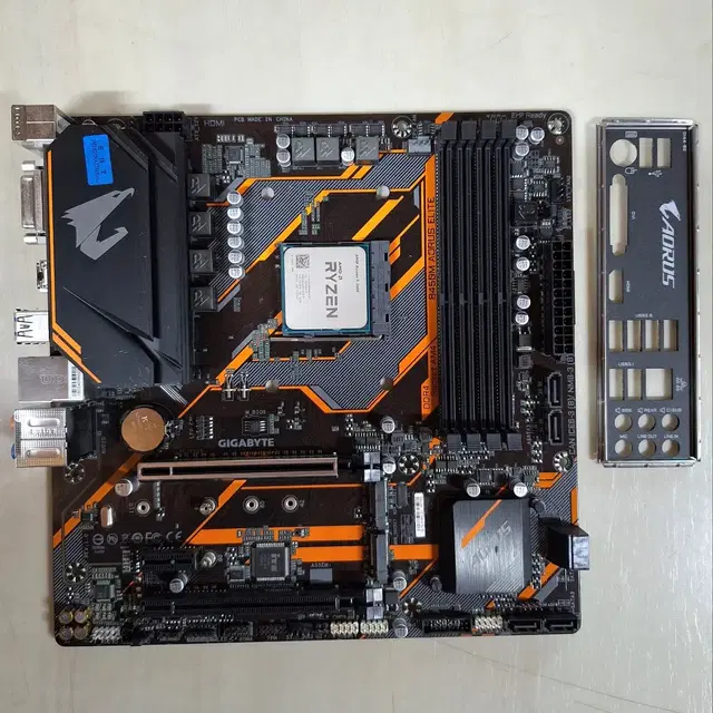 메인보드+CPU 포함(기가 B450M AORUS+Ryzen5 2600)