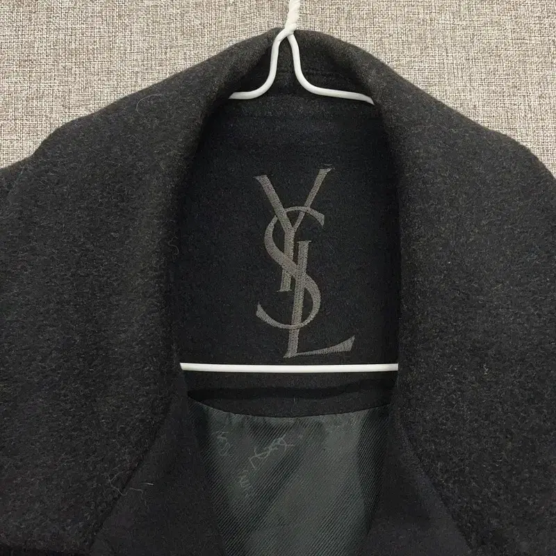 입생로랑 YSL 올드스쿨 모직 블루종 스윙톱 자켓 100 K04801