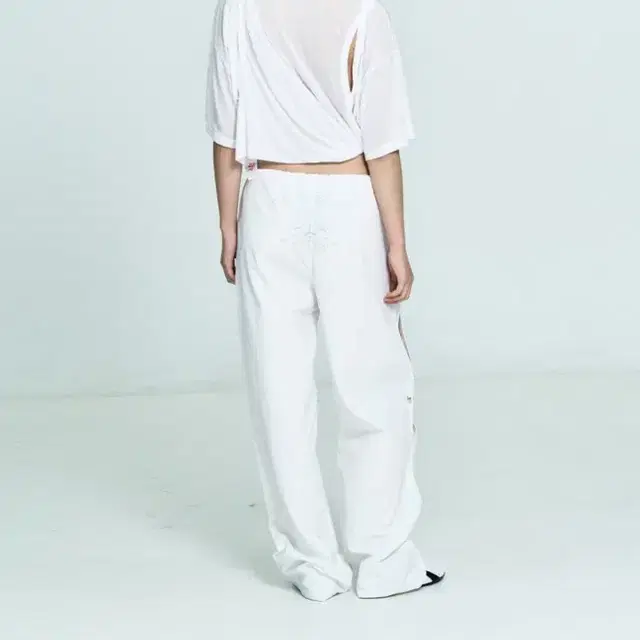 셋업이엑스이 wave slit o ring rivet pants